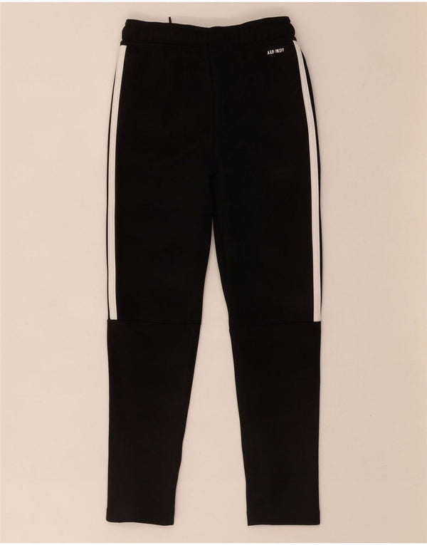 Adidas Boys Aeroready Tracksuit Trousers 7-8 Years Black Polyester