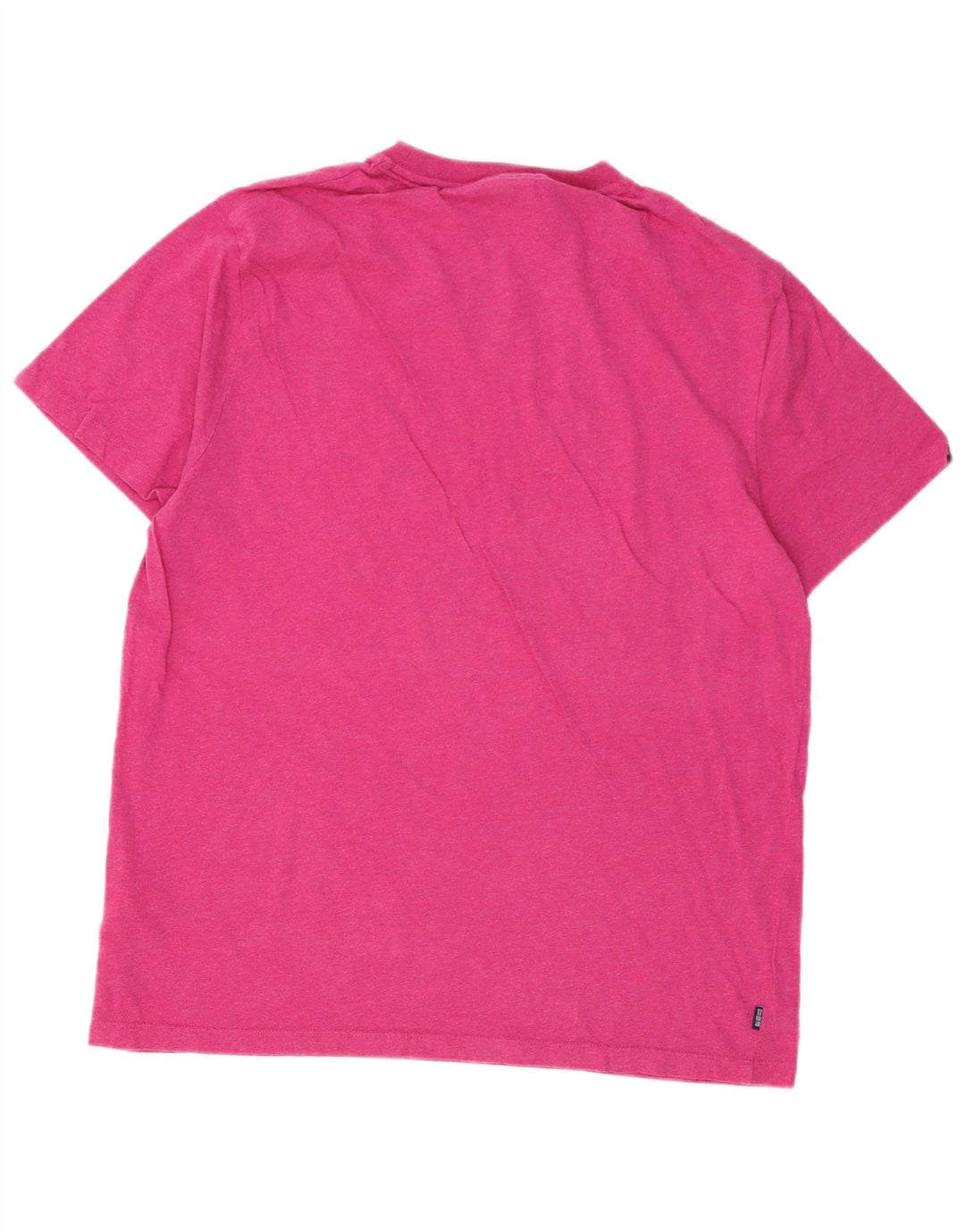 SUPERDRY Męski T-shirt Top 2XL Różowy Bawełniany