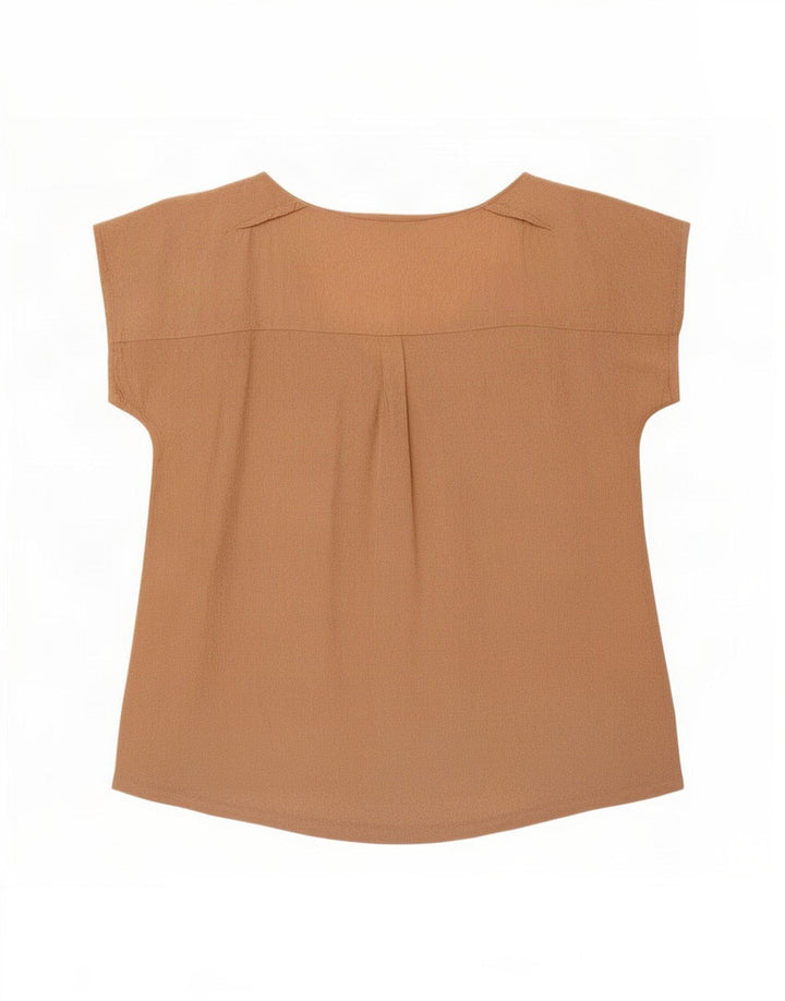 Bluzka damska Zara Top UK 14 średni beż