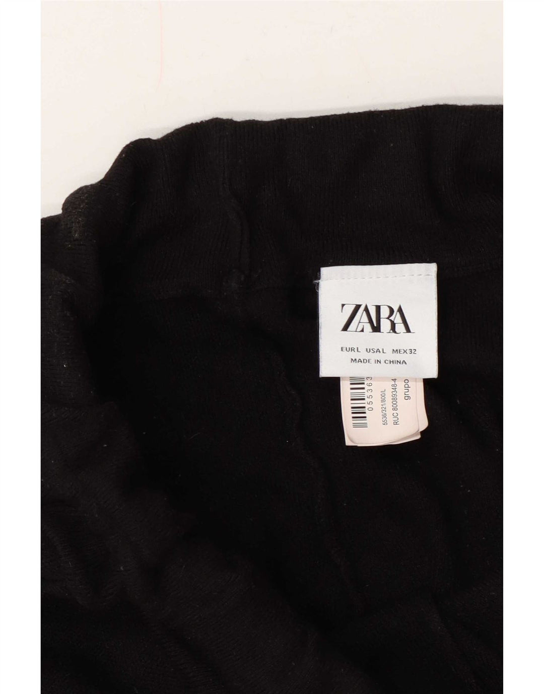 Męskie spodnie dresowe Zara Joggers Large Black Wiskoza
