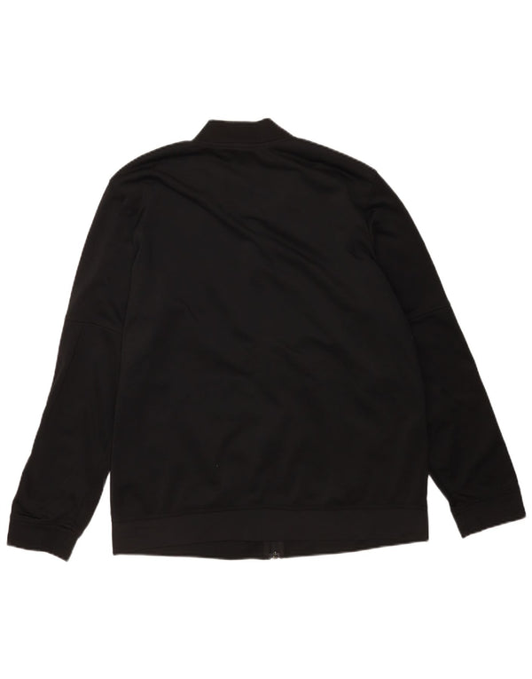 Damska kurtka dresowa ADIDAS UK 20/22 XL, czarna, poliester