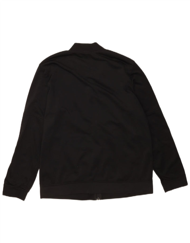 Damska kurtka dresowa ADIDAS UK 20/22 XL, czarna, poliester