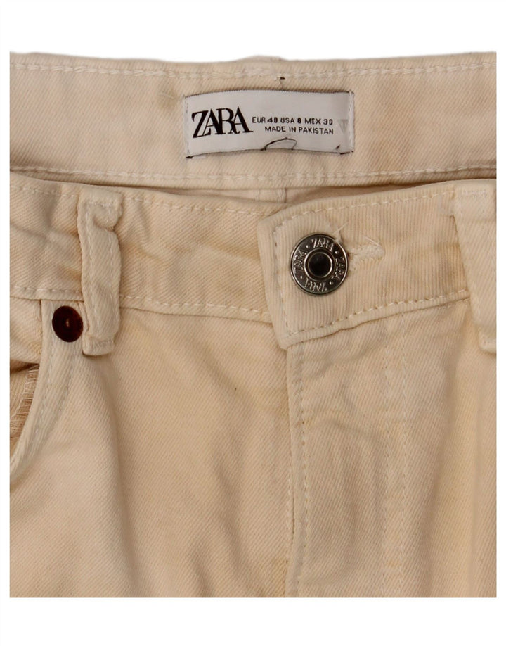 Spodnie damskie Zara Bootcut EU 40 Medium W30 L26 Beżowe