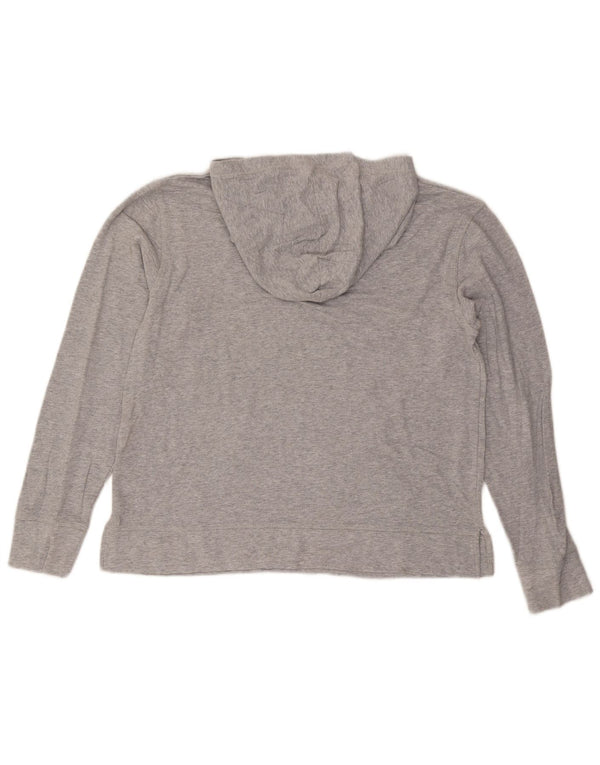 Damska koszulka Champion Turks & Caicos z grafiką z długim rękawem, UK 16, duża, szara