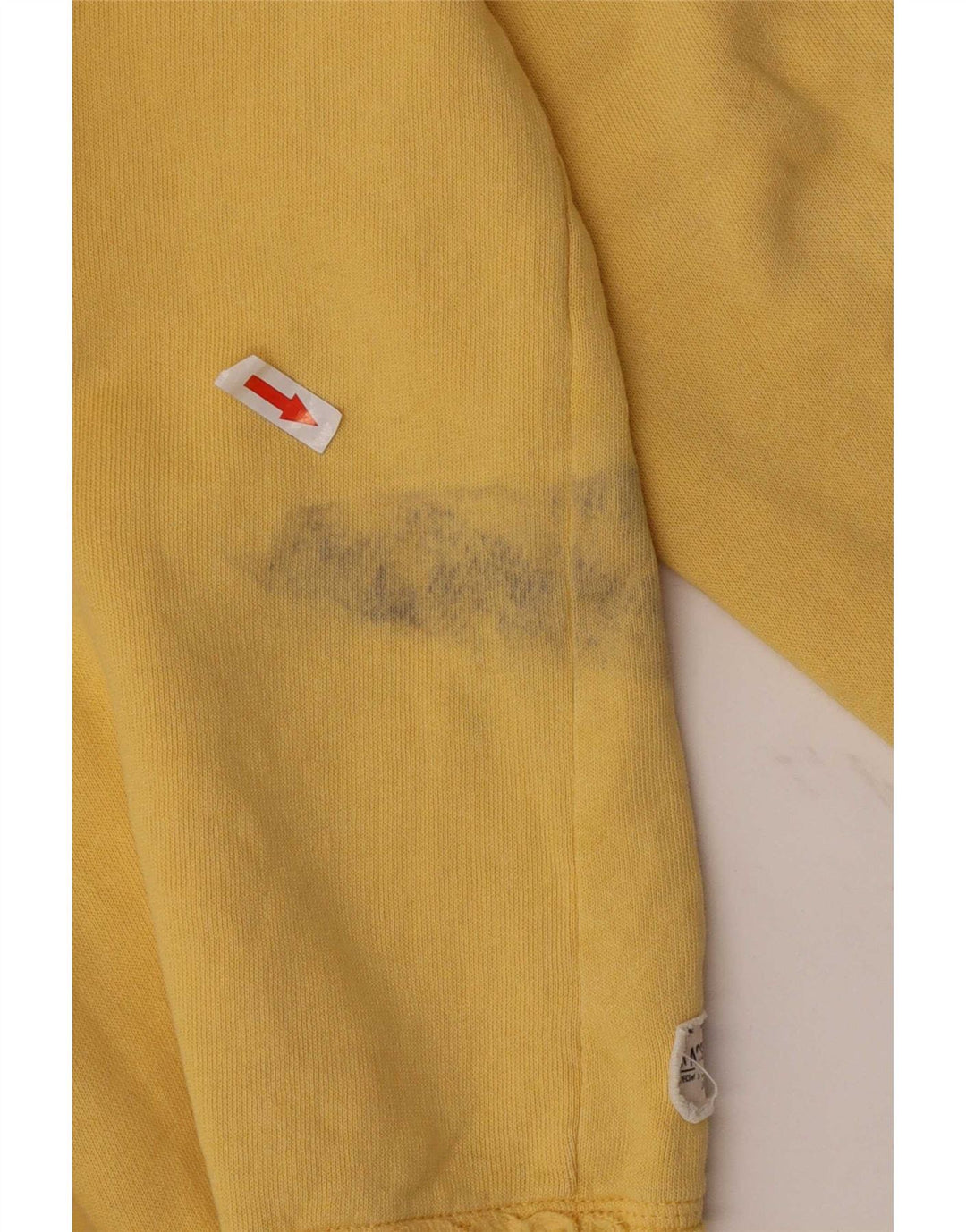 Męski sweter z kapturem Puma z grafiką, średni żółty, bawełniany