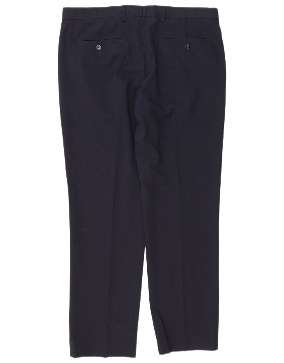 Męskie spodnie chino o regularnym kroju Marks & Spencer W36 L31 Granatowy poliester