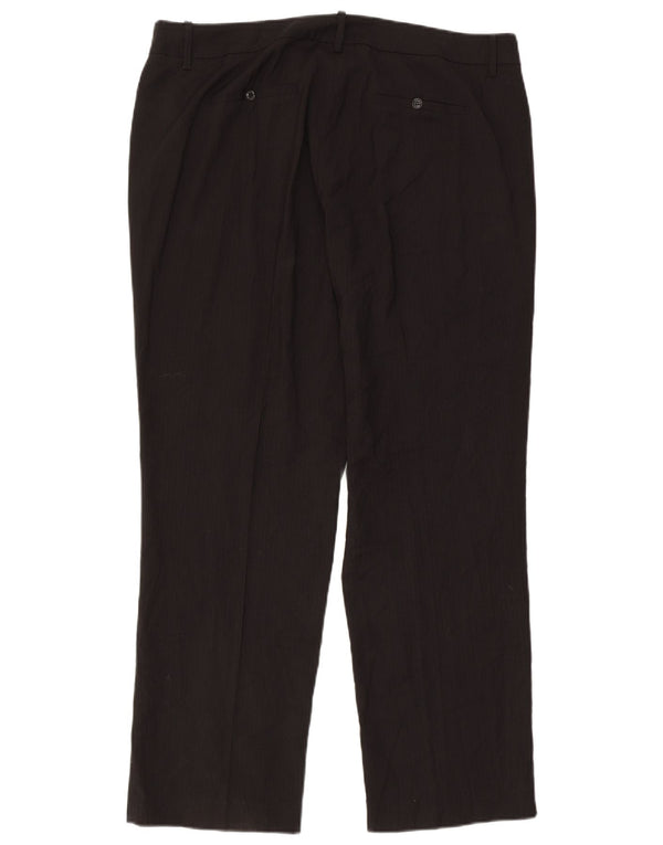 Marks & Spencer Damskie proste spodnie codzienne UK 18 XL W40 L31 Czarne