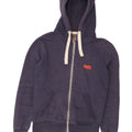 Męski sweter z kapturem i zamkiem Superdry, mały, granatowy, bawełniany