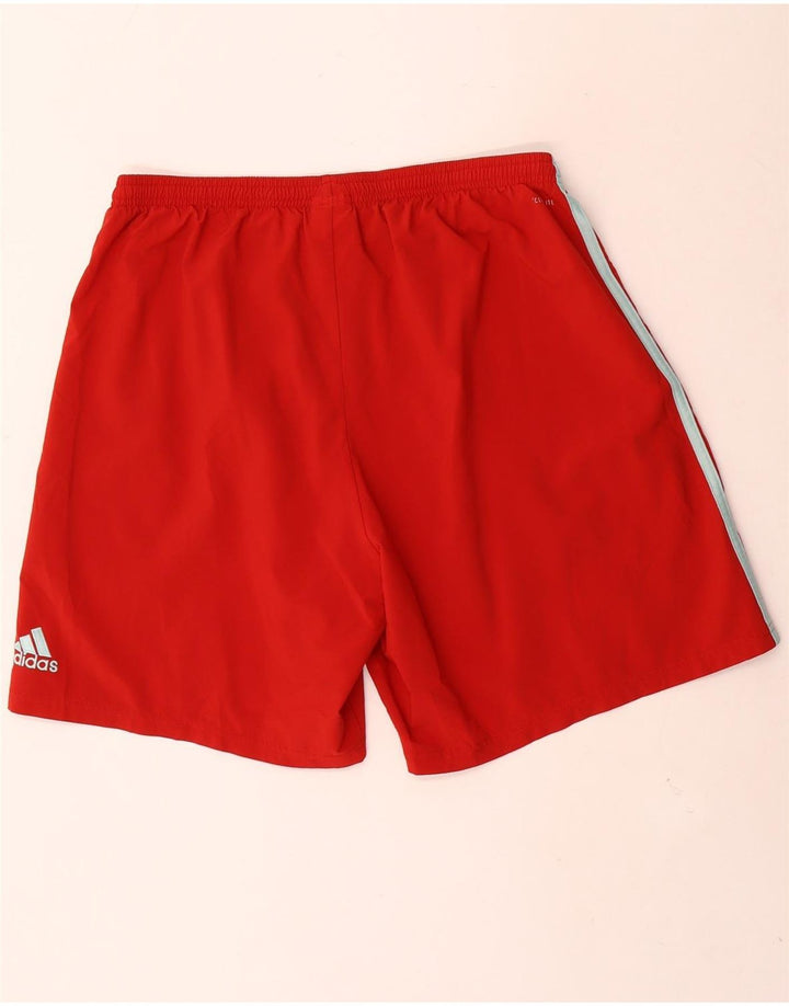 Męskie spodenki sportowe Adidas XL, czerwone, poliestrowe