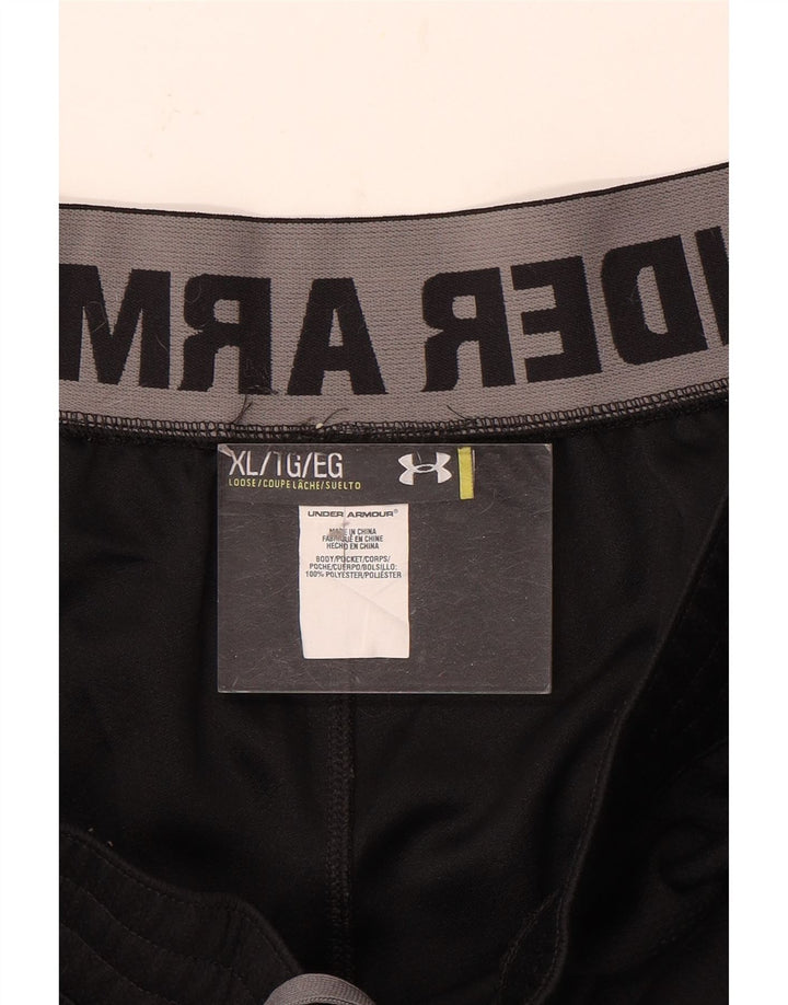 Męskie spodnie dresowe Under Armour XL, czarne, poliestrowe