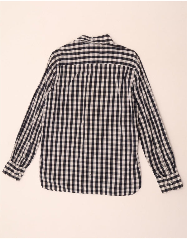 Męska koszula Tommy Hilfiger o dopasowanym kroju, rozmiar 15 1/2 16, średnia niebieska kratka