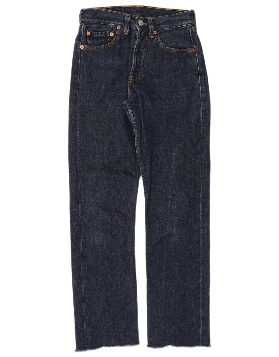 Damskie jeansy Levi's 501 Straight W26 L30 Granatowe