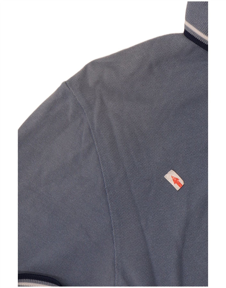Męska koszulka polo Fred Perry, niebieska, bawełniana