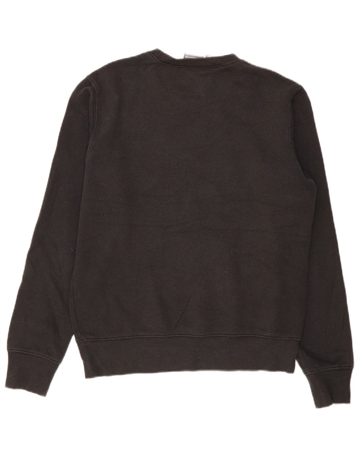Męska bluza z grafiką New Balance, mała, czarna, bawełniana