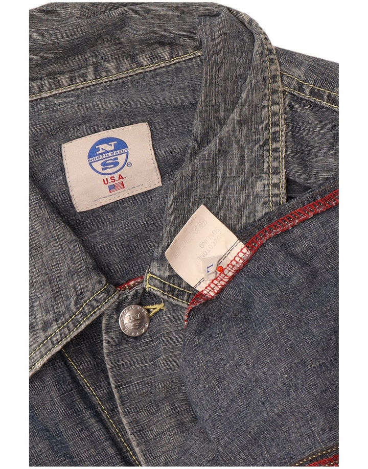 Męska kurtka dżinsowa North Sails UK 40, duża, granatowa, bawełniana