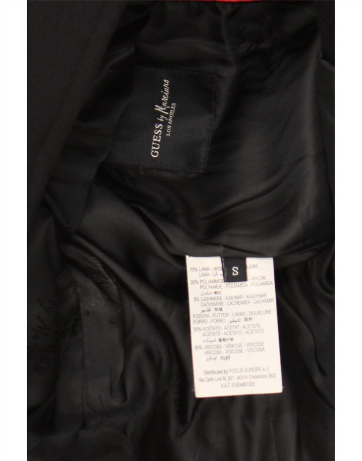 Płaszcz męski Guess By Marciano UK 36, mały, czarny, wełniany