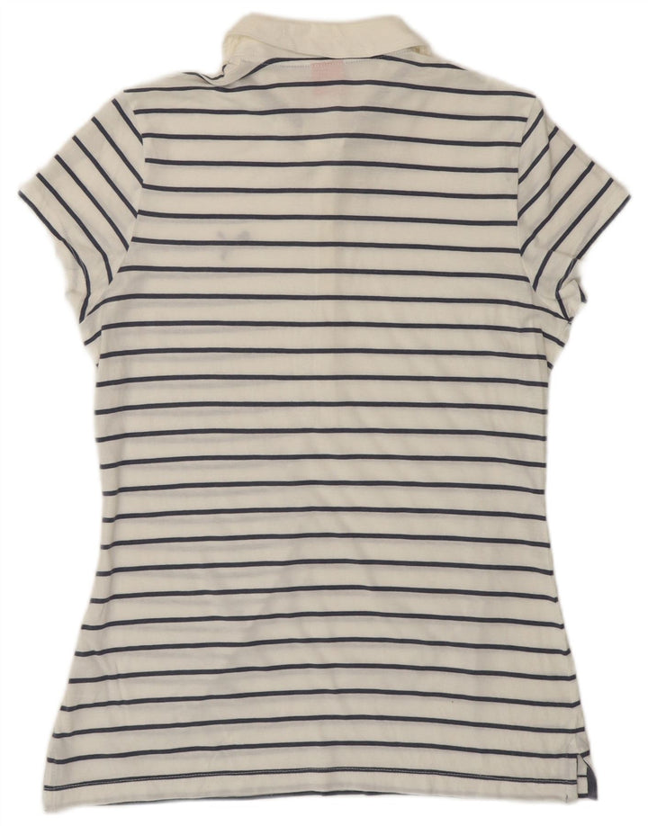 Damska koszulka polo PUMA UK 12 w średnie białe paski