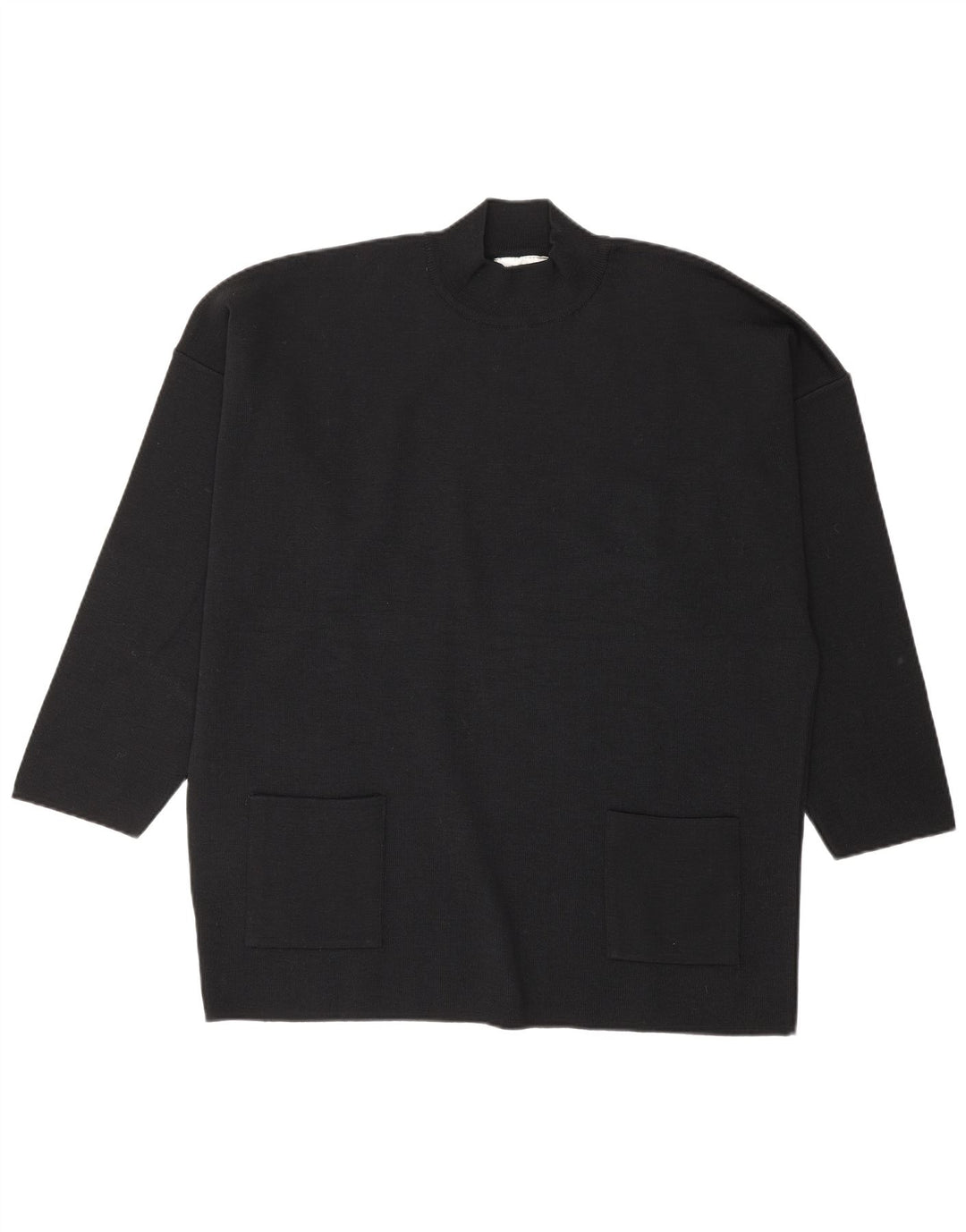 Arnaud & Thierry Gillier Damski sweter z golfem UK 14 Medium Bla