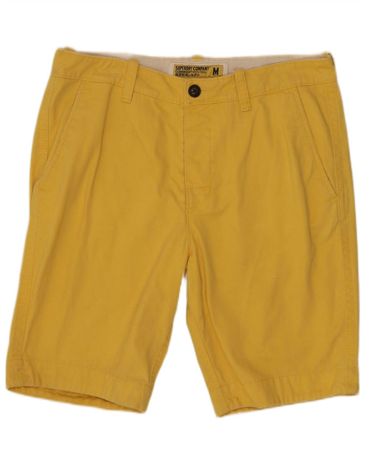 Męskie spodenki Chino SUPERDRY, średnie W32, żółta bawełna