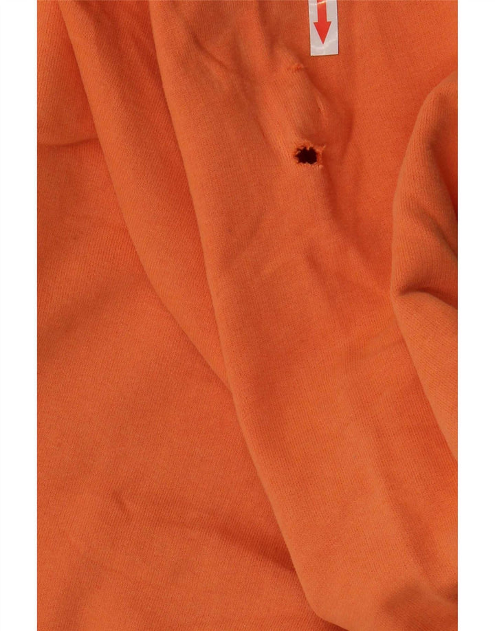 Marks & Spencer Męska bluza dresowa, średnia, pomarańczowa, bawełniana