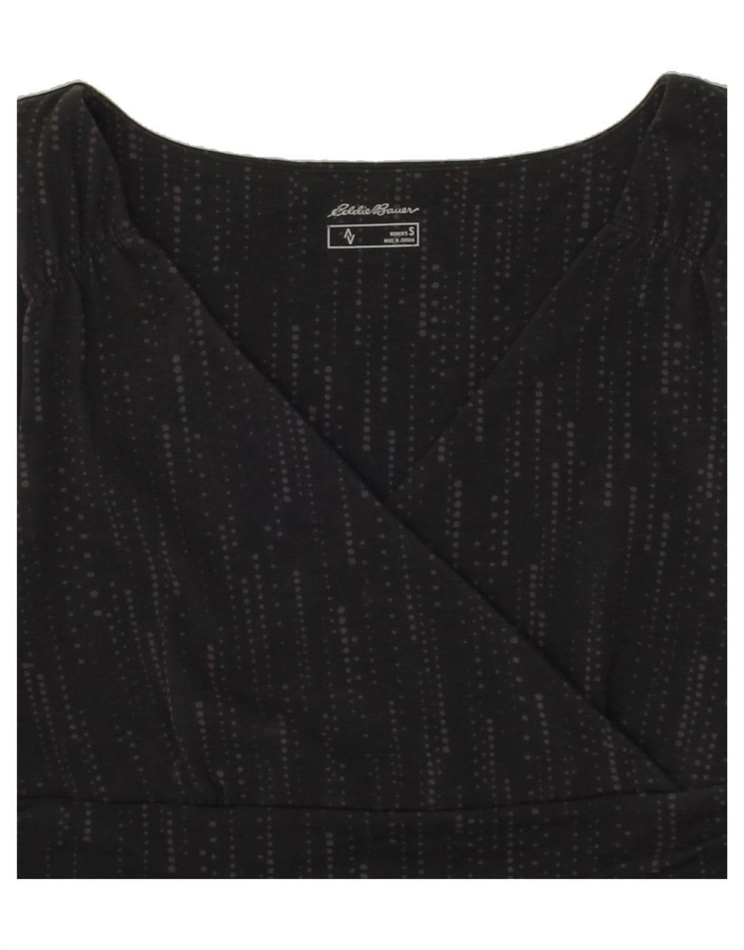 EDDIE BAUER Womens Sleeveless A-Line Dress UK 10 Small Grey Polyester Vintage Eddie Bauer and Second-Hand Eddie Bauer from Messina Hembry 