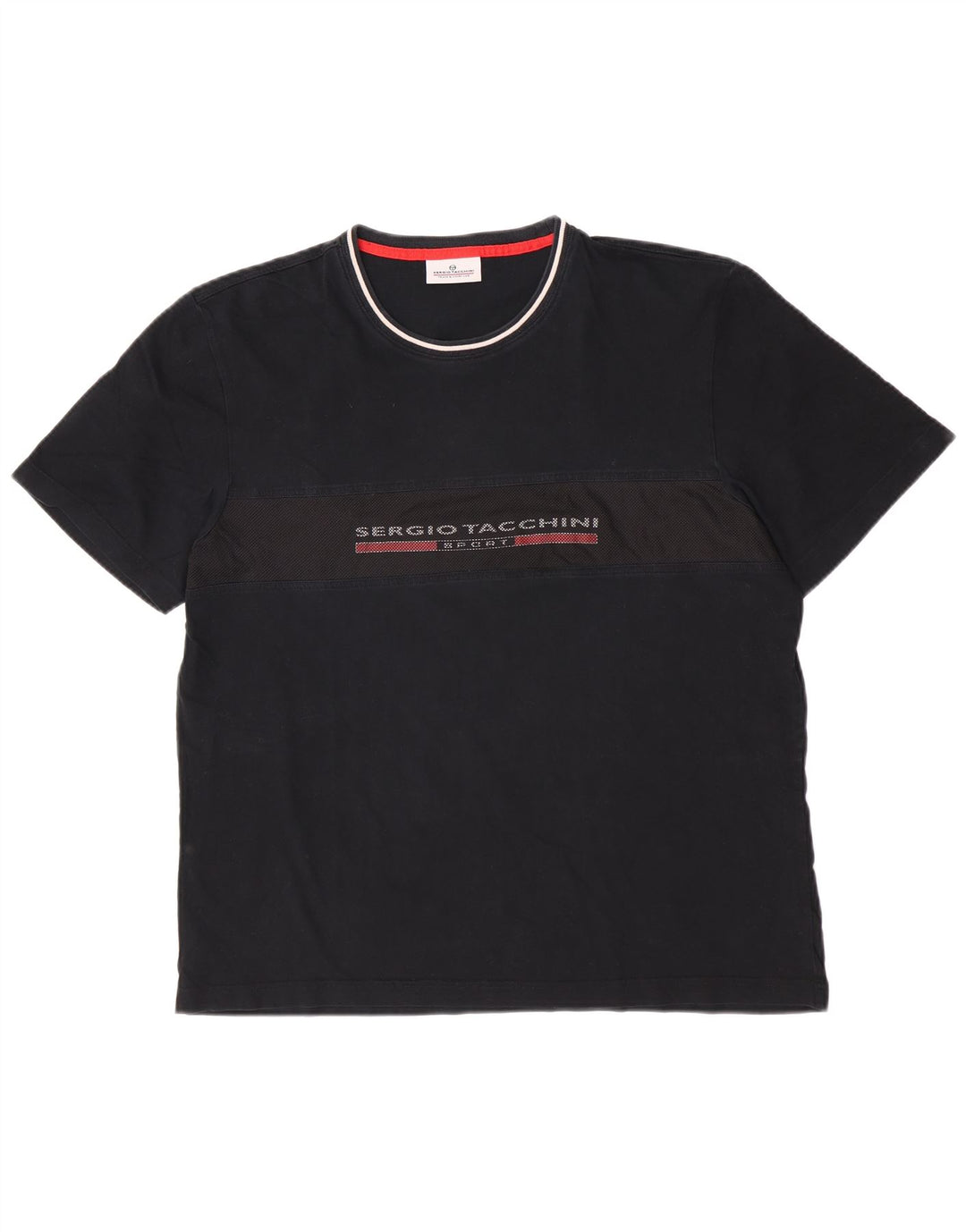 Męska koszulka graficzna Sergio Tacchini Top 2XL czarna