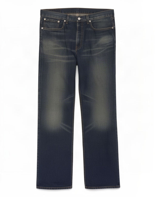 Damskie jeansy Levi's 508 Straight W34 L34 Niebieskie bawełniane