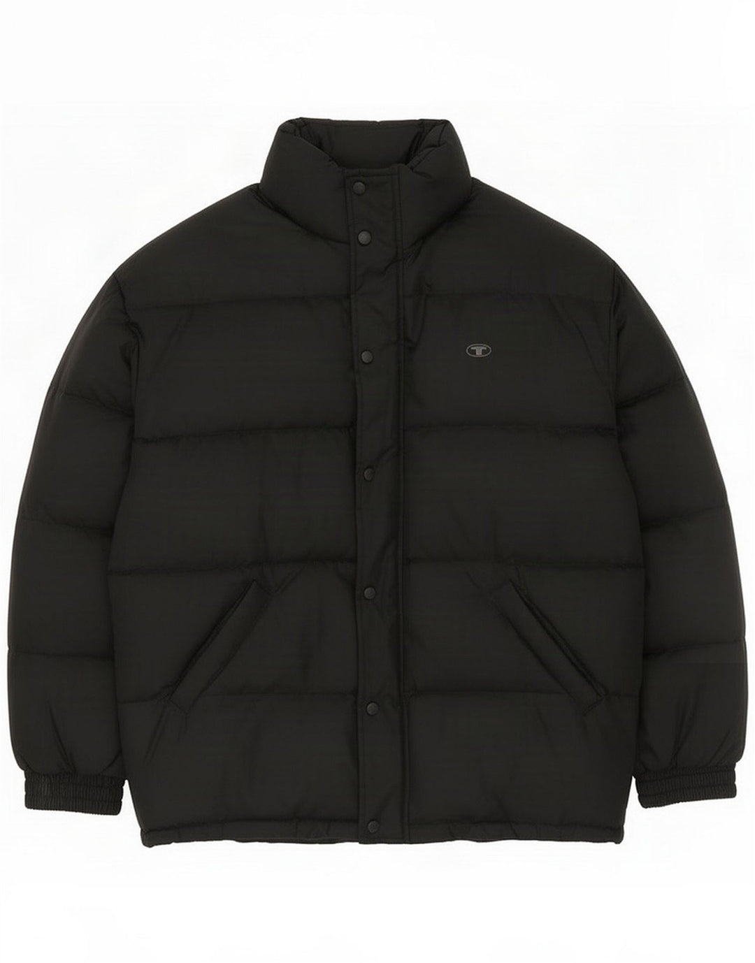 Tom Tailor Męska ocieplana kurtka UK 40 Large Black