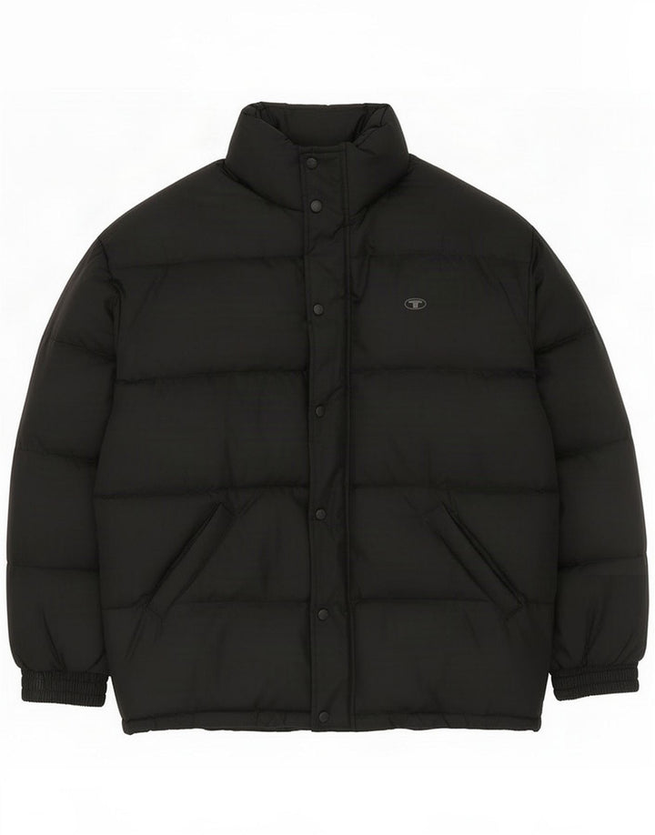 Tom Tailor Męska ocieplana kurtka UK 40 Large Black