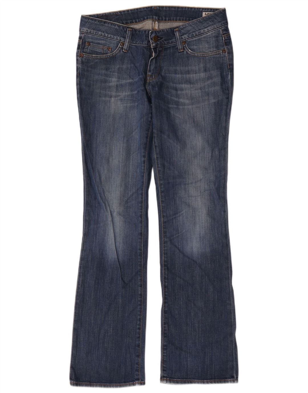 Damskie jeansy Lee Coral Bootcut W30 L33, niebieska bawełna