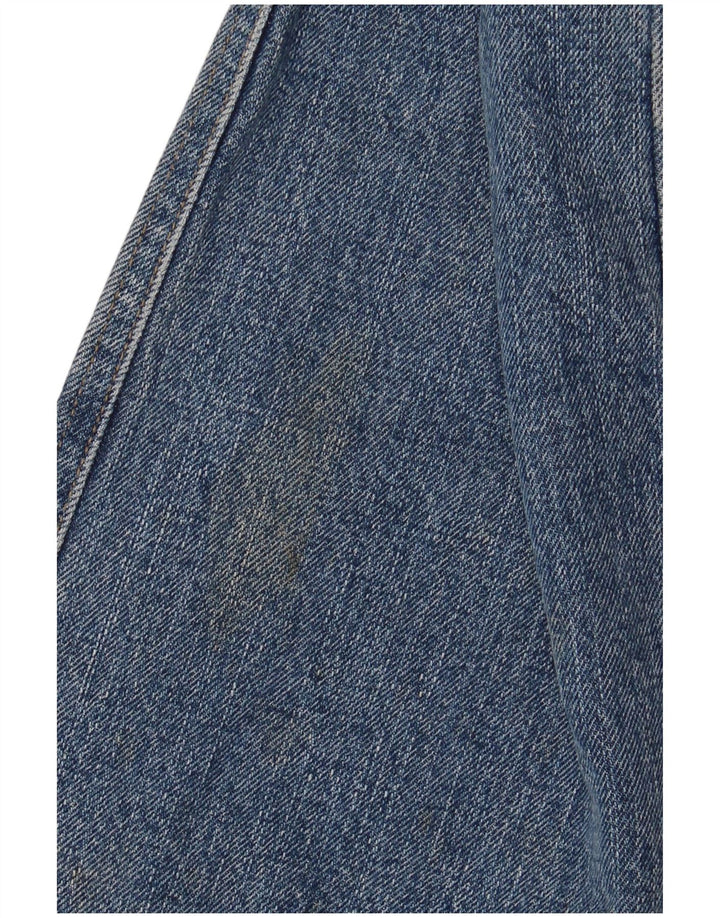 Damskie jeansy rozkloszowane Armani W28 L32 Niebieskie bawełniane