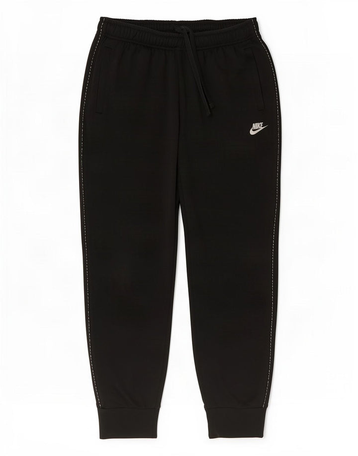 Męskie spodnie dresowe Nike, joggery, średni czarny poliester