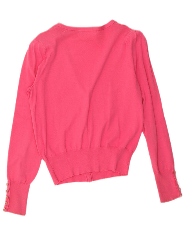 Sweter damski Marks & Spencer UK 10, mały, różowy, bawełniany