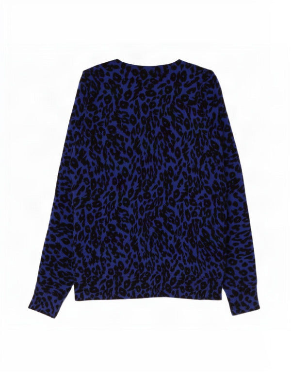 Marks & Spencer Damski sweter z dekoltem w łódkę, UK 8, mały, granatowy