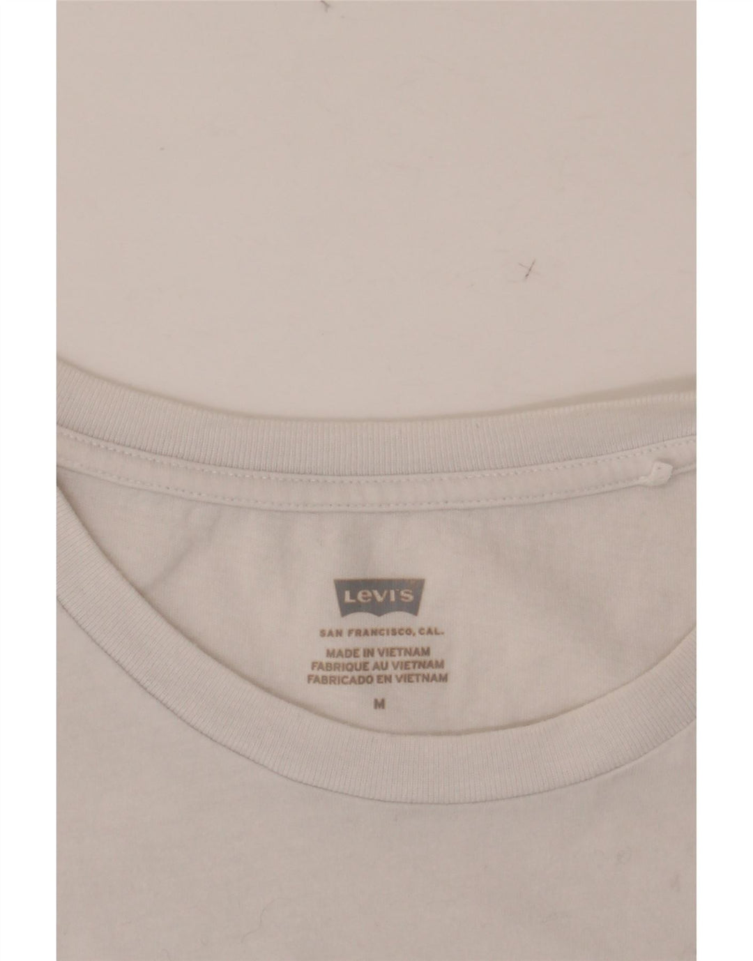 Damska koszulka z grafiką LEVI'S Top UK 14 Średnia biel