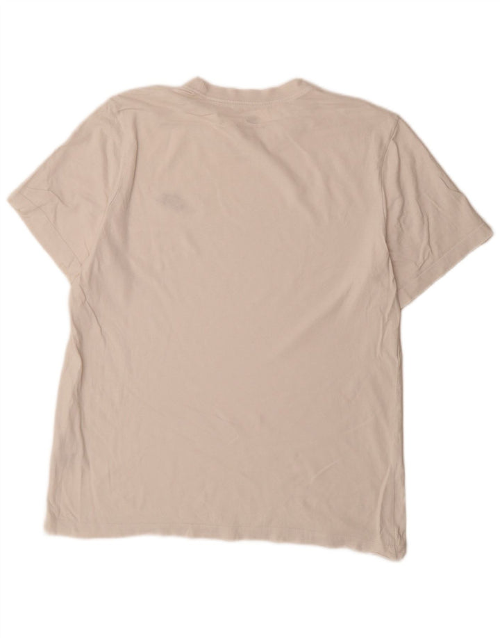 Męski T-shirt Nike, duży, biały, bawełniany