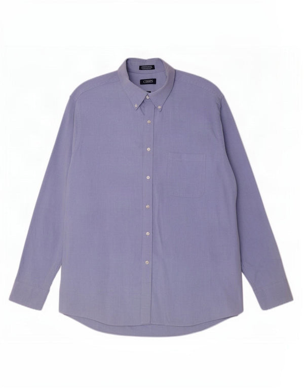 Koszula męska Chaps, rozmiar 17 1/2 XL, niebieska bawełniana