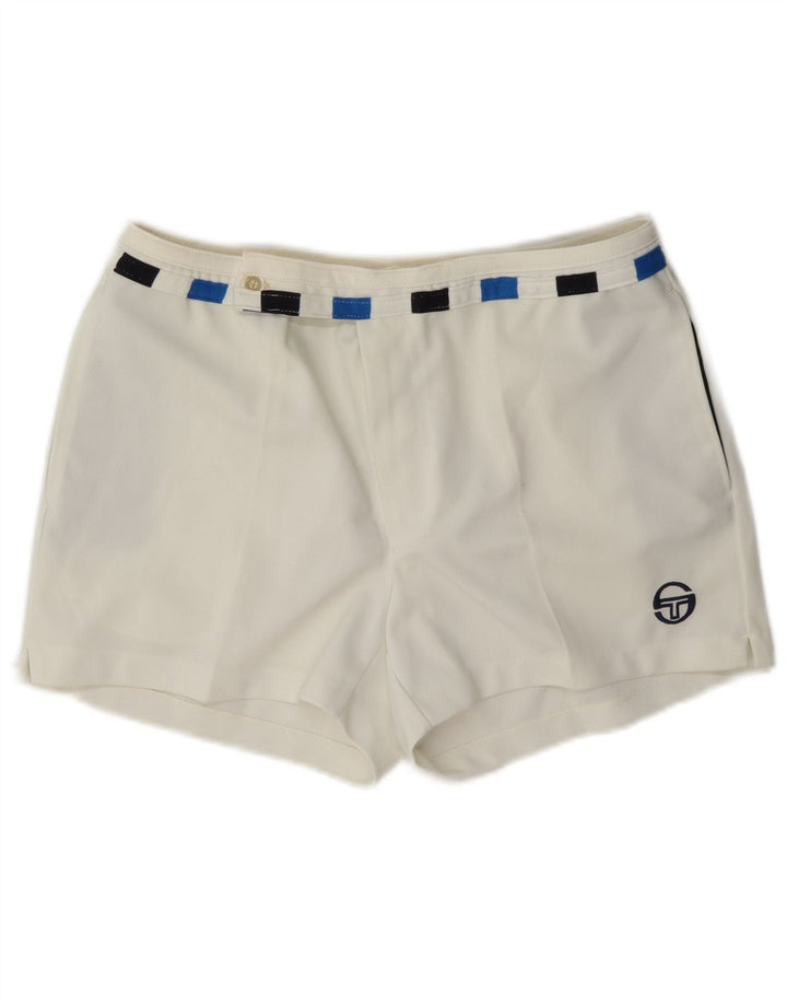 Damskie spodenki Chino Sergio Tacchini IT 52 2XL W36 Biały blok kolorów