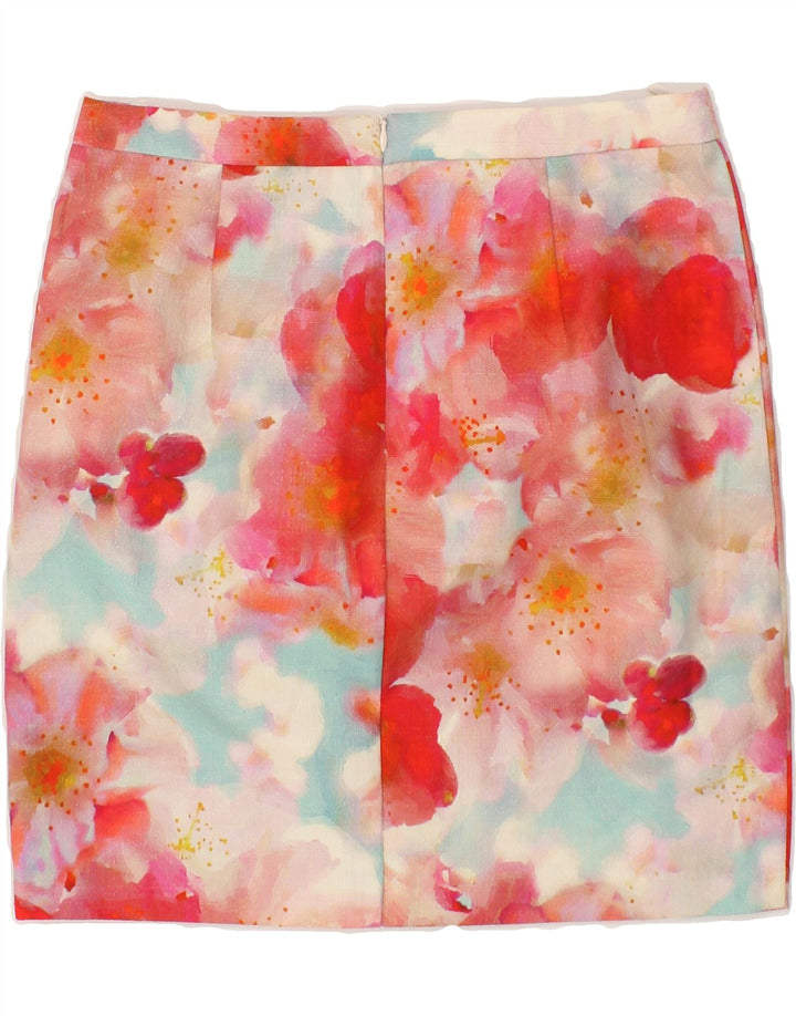 BENETTON Womens Straight Skirt W30 Medium Multicoloured Floral Vintage Benetton and Second-Hand Benetton from Messina Hembry 