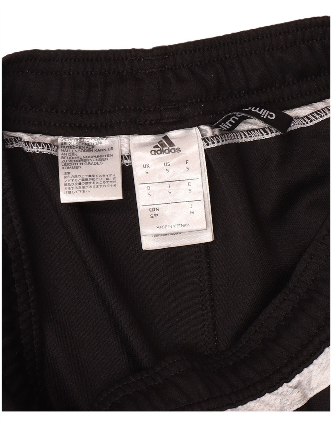 Męskie spodnie dresowe ADIDAS Climacool, małe, czarne, poliestrowe