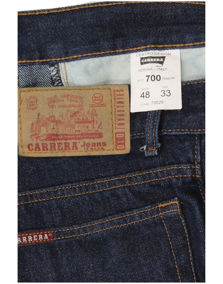 Męskie jeansy Carrera 700 Straight IT 48 Medium W33 L26 Granatowa bawełna