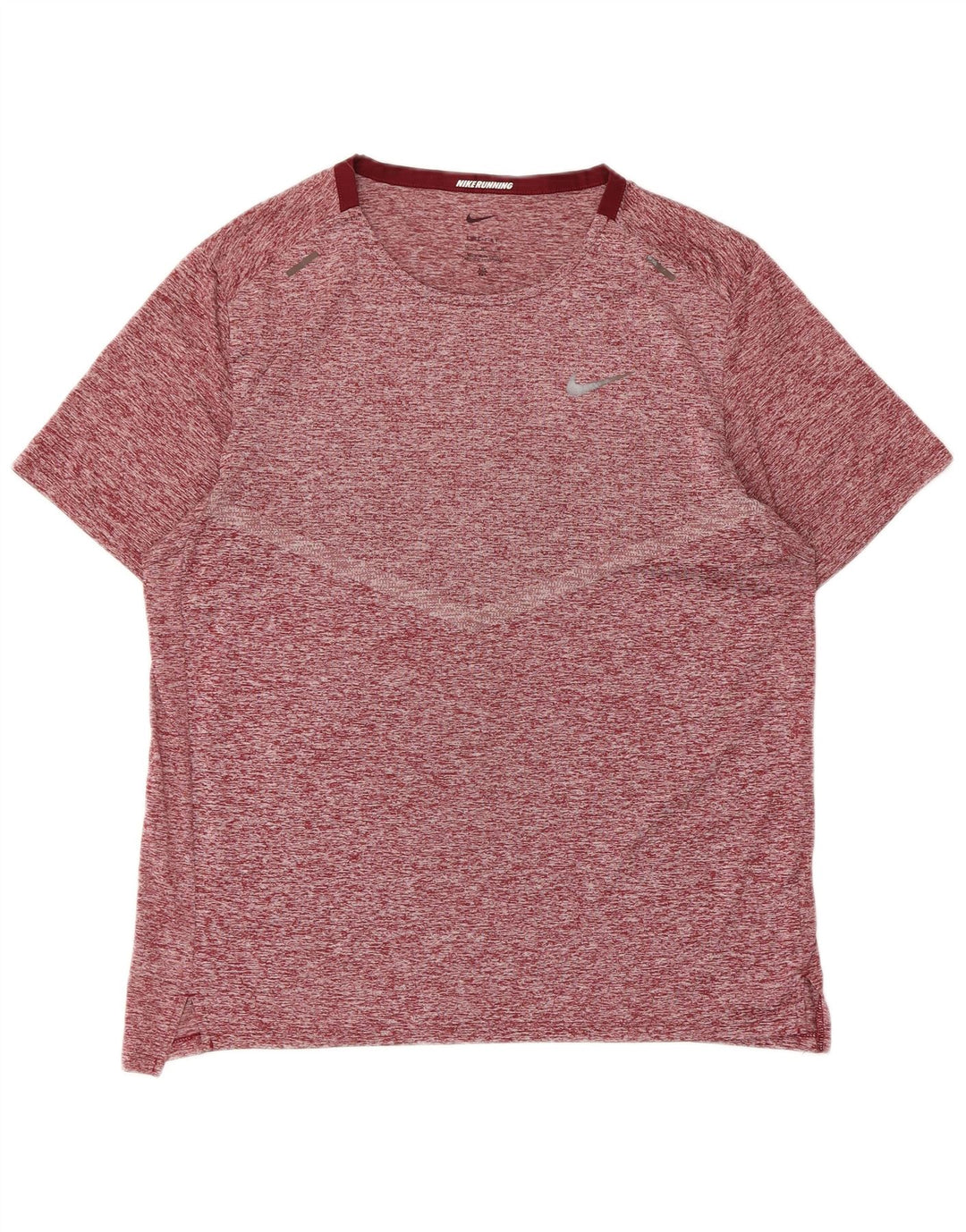 T-shirt męski Nike, średni, bordowy, nakrapiany