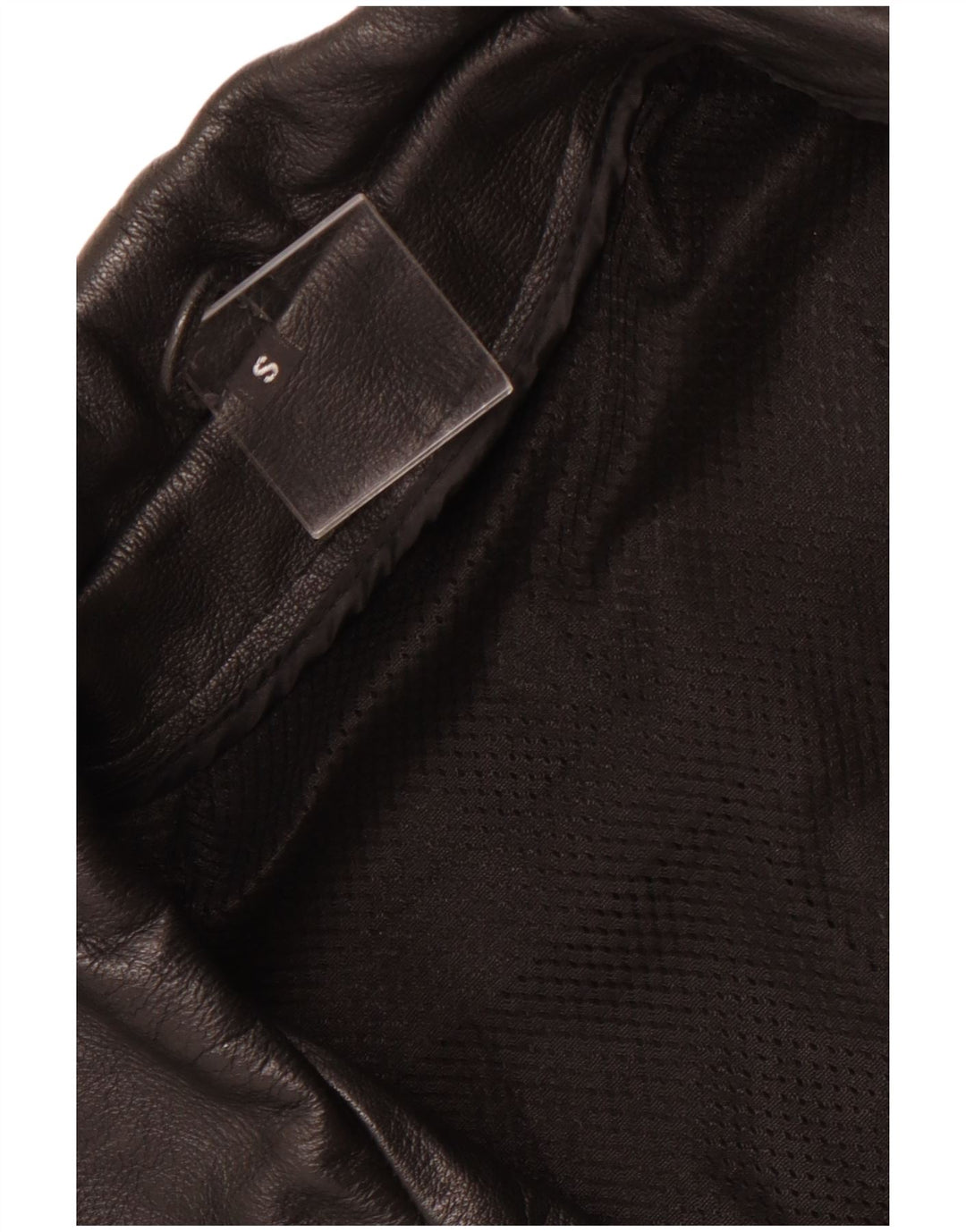 Męska skórzana kurtka motocyklowa VINTAGE UK 36, mała czarna