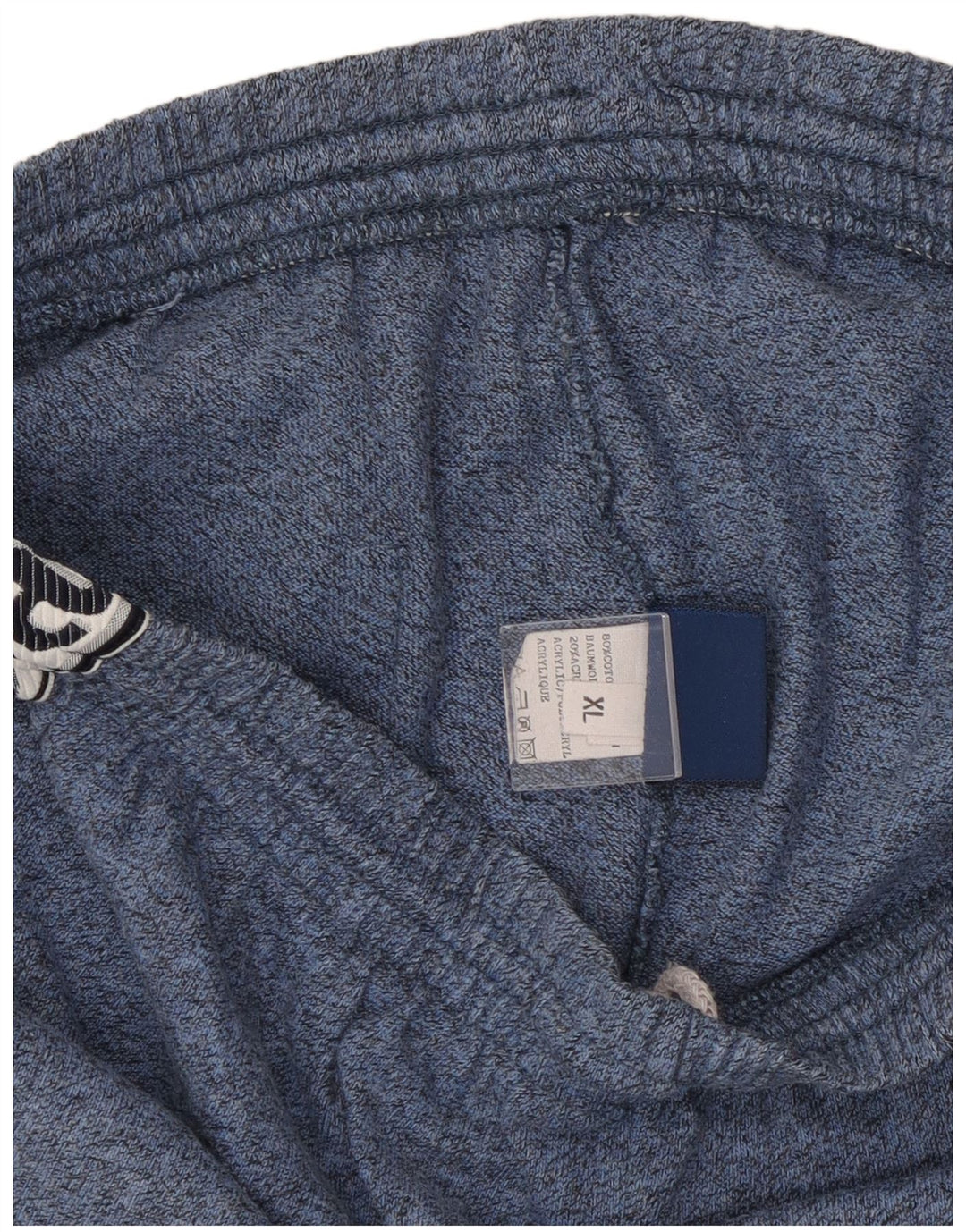 Męskie spodenki sportowe ASICS z grafiką XL, niebieskie, bawełniane w cętki