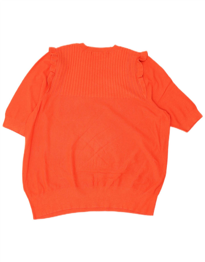 Bluzka damska Marks & Spencer UK 20 2XL Pomarańczowa wiskoza