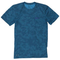 Męski T-shirt Nike Dri Fit, mały, niebieski kamuflaż, poliester