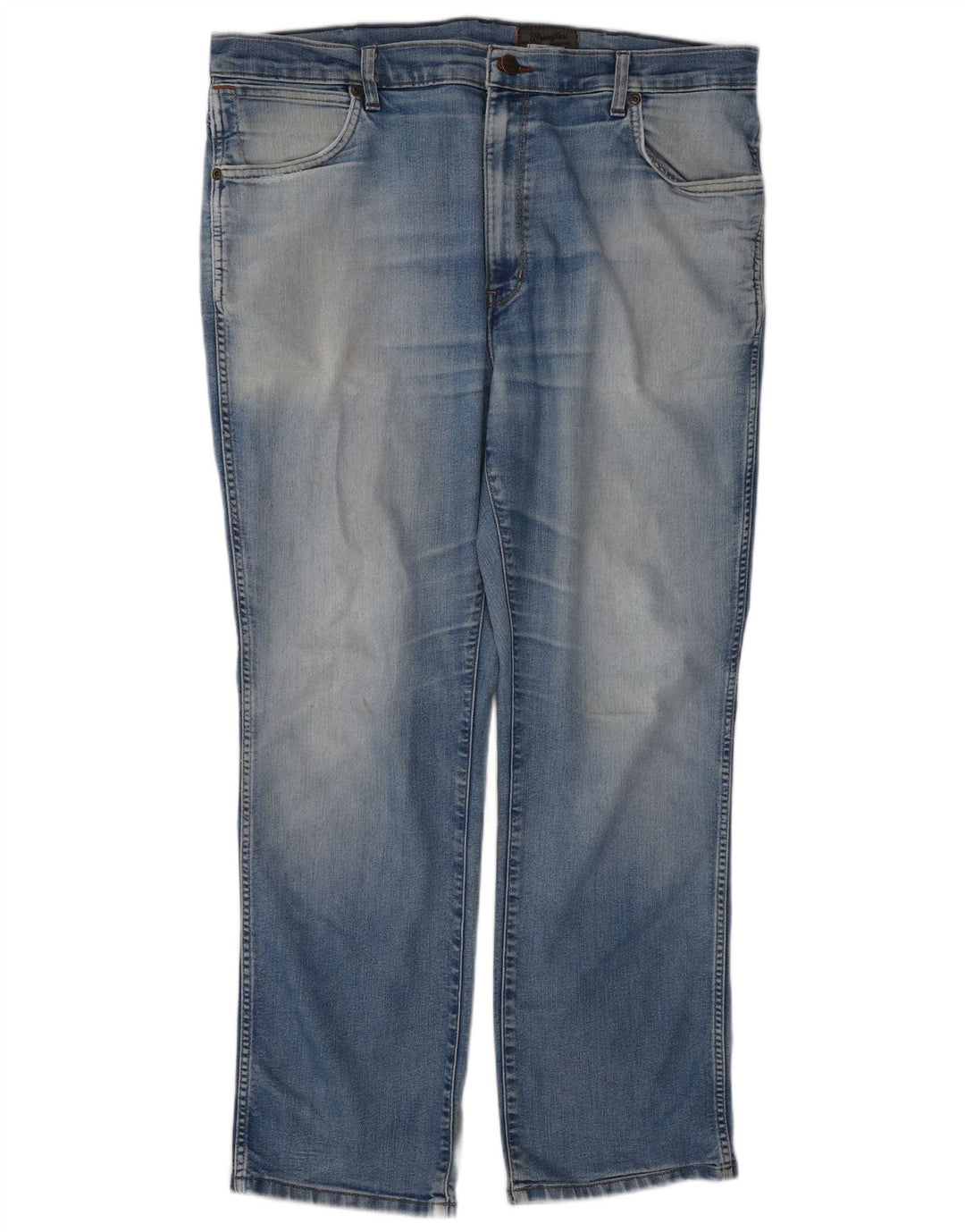 Męskie jeansy Wrangler Texas Stretch Straight W40 L30, niebieska bawełna