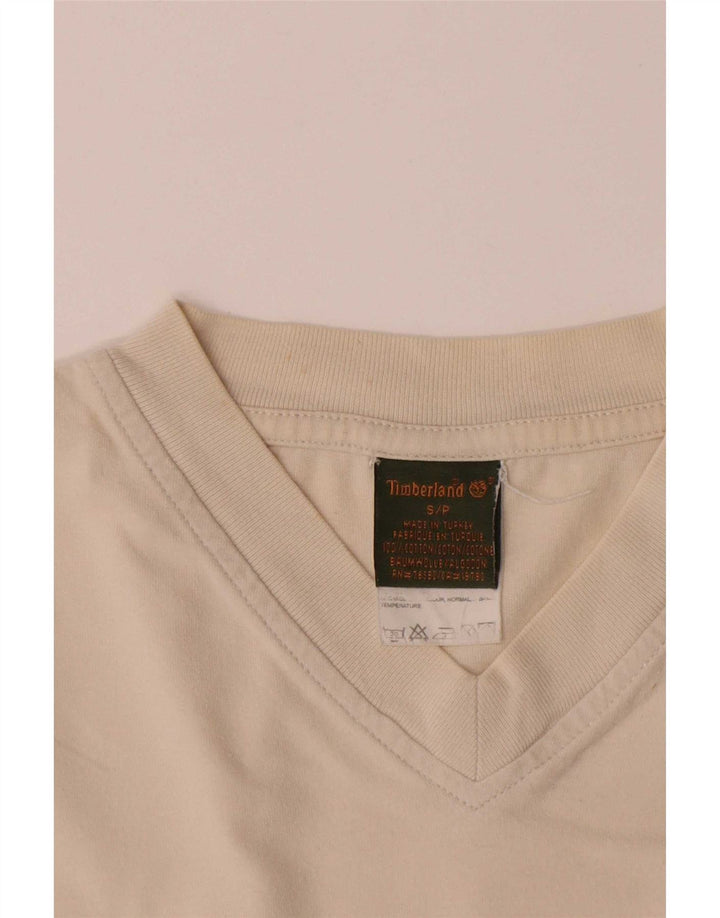 T-shirt męski Timberland Top mały, beżowy, bawełniany