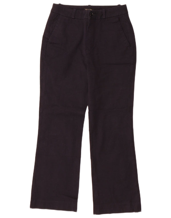 Damskie spodnie Chino Bootcut Massimo Dutti EU 36 XS W26 L26 Granatowe