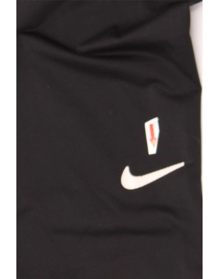 Legginsy damskie Nike UK 12, średnie, czarne, poliestrowe, sportowe